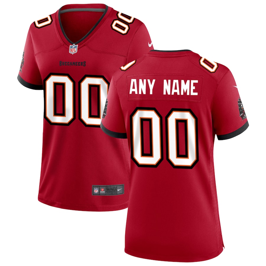 Women Nike Tampa Bay Buccaneers Red Custom Game Jersey